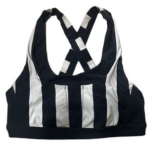 Lululemon striped sports bra